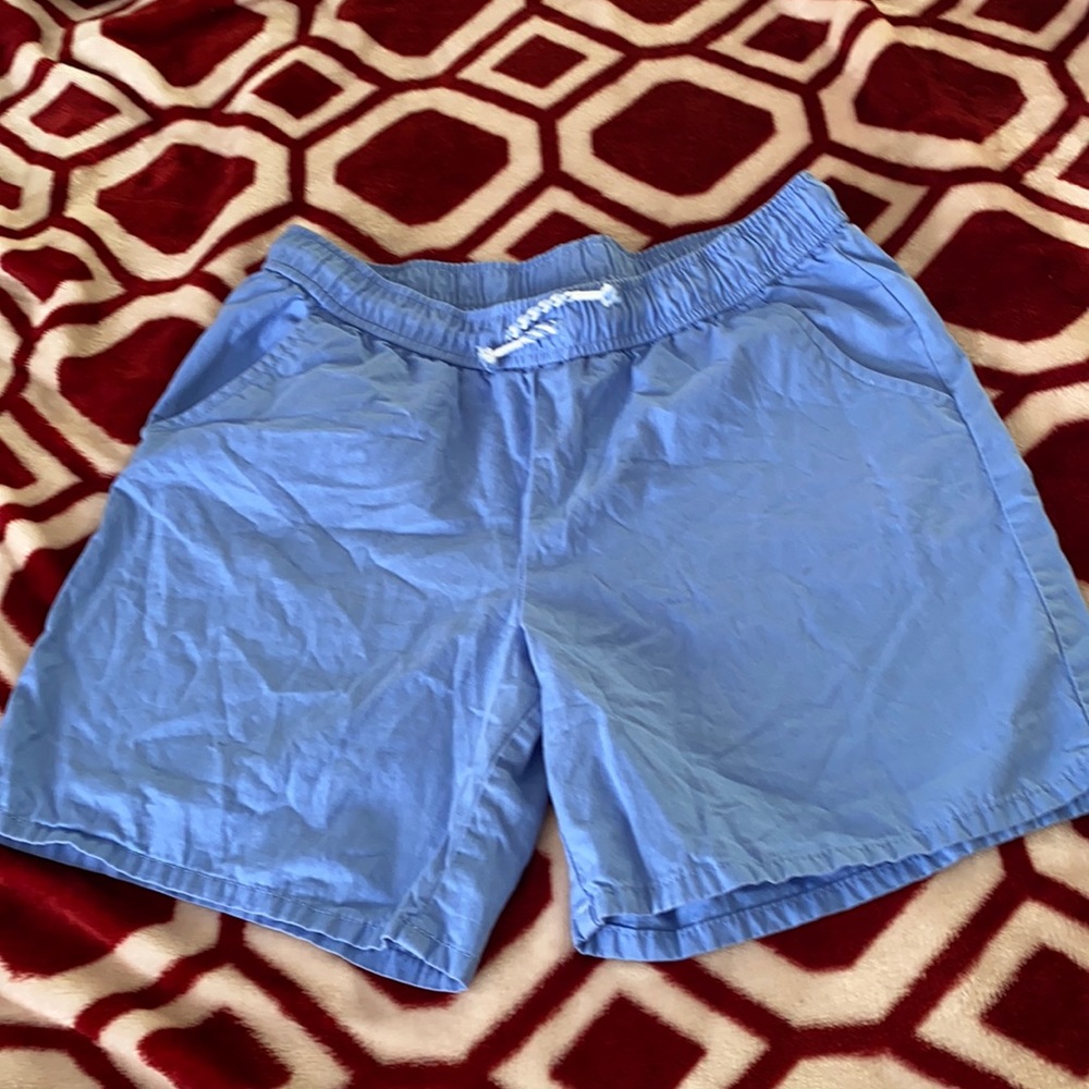 Girls baby blue khaki shorts